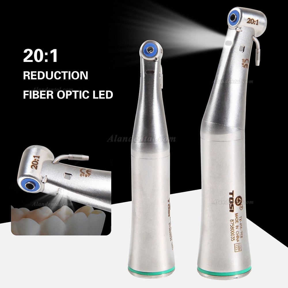 TOSI TX-414-758 20:1 Fiber Optic Contra Angle Handpiece